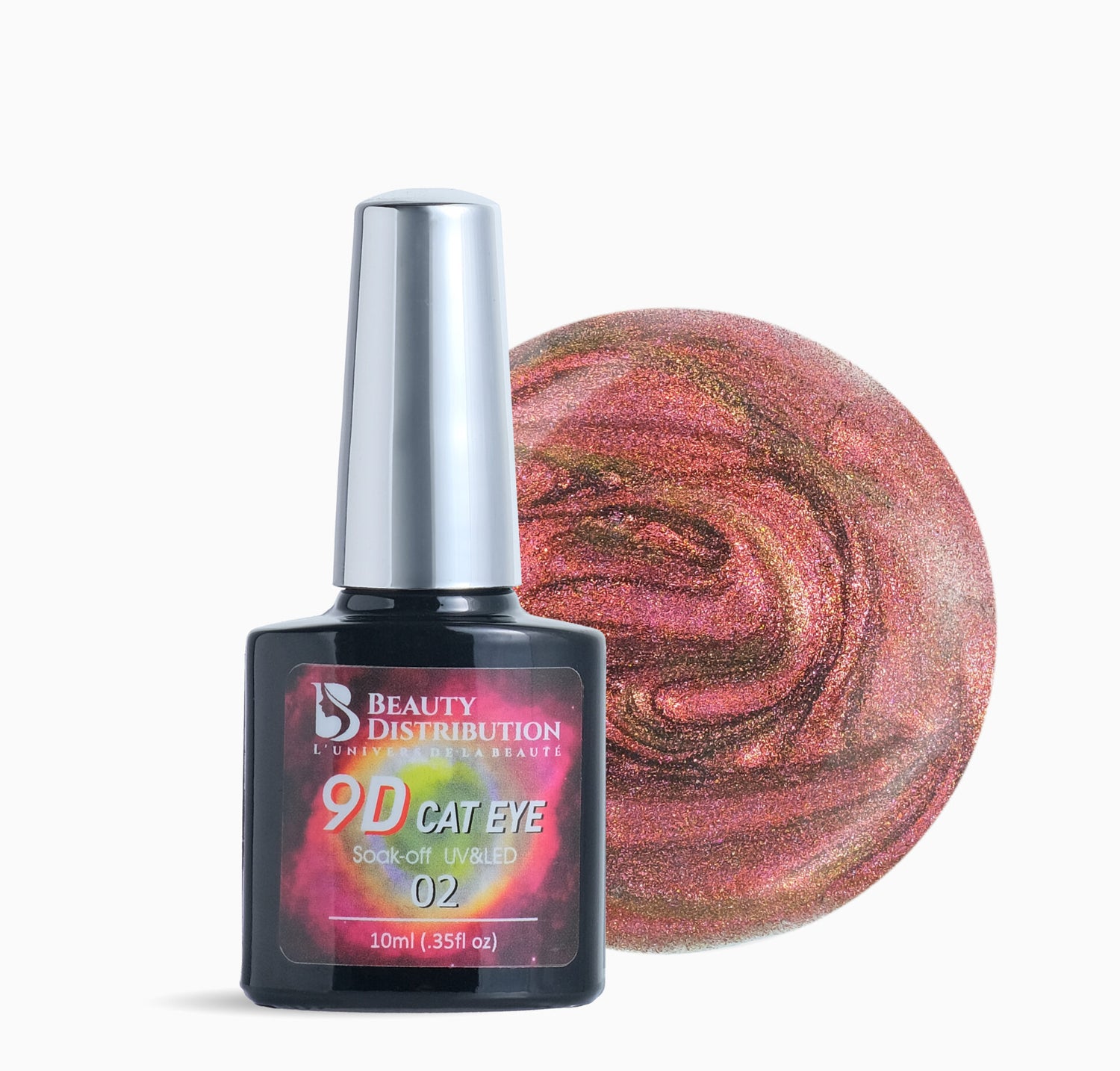 Gel Polish 9D Cat eye Supernova Orange 2 – Beauty Distribution