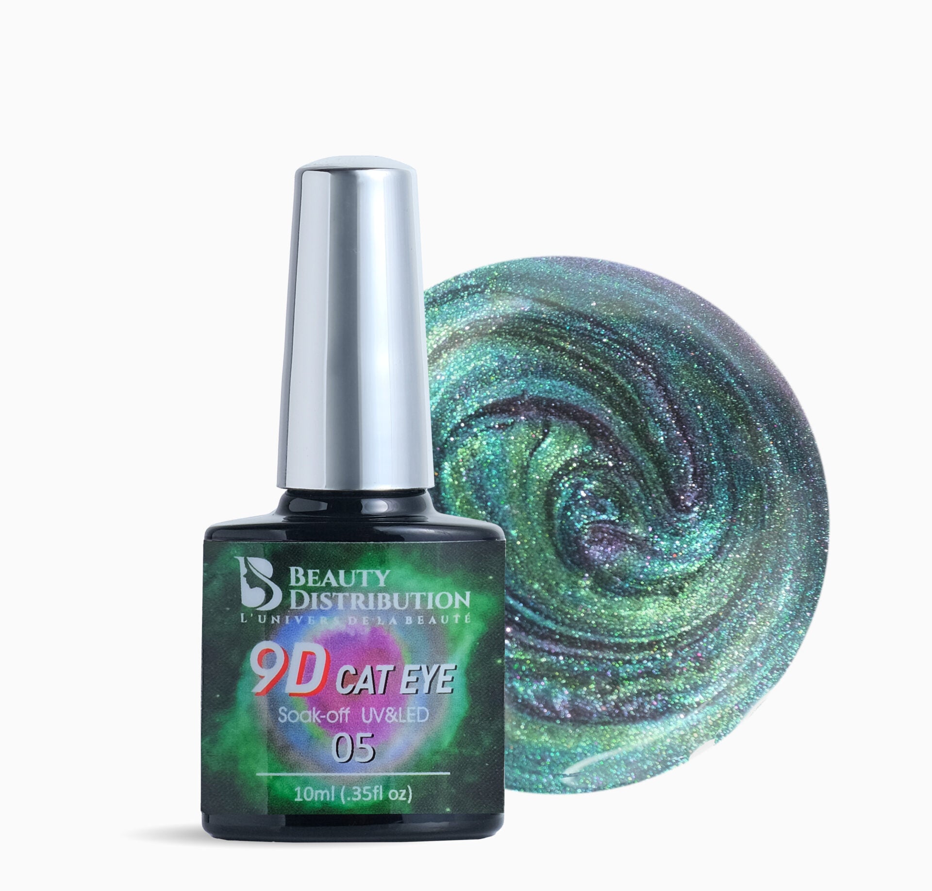 Gel Polish 9D Cat eye Supernova Verde 5 – Beauty Distribution