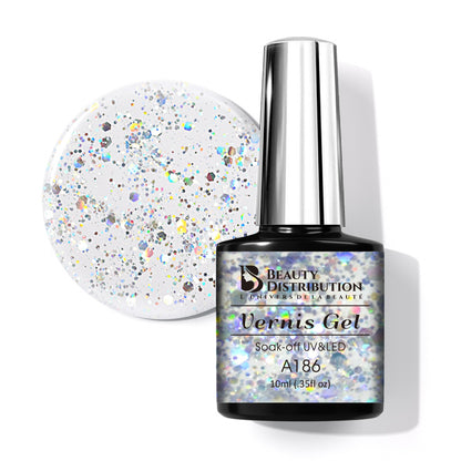 Gel Polish Road Trip Fiesta Glitz A186