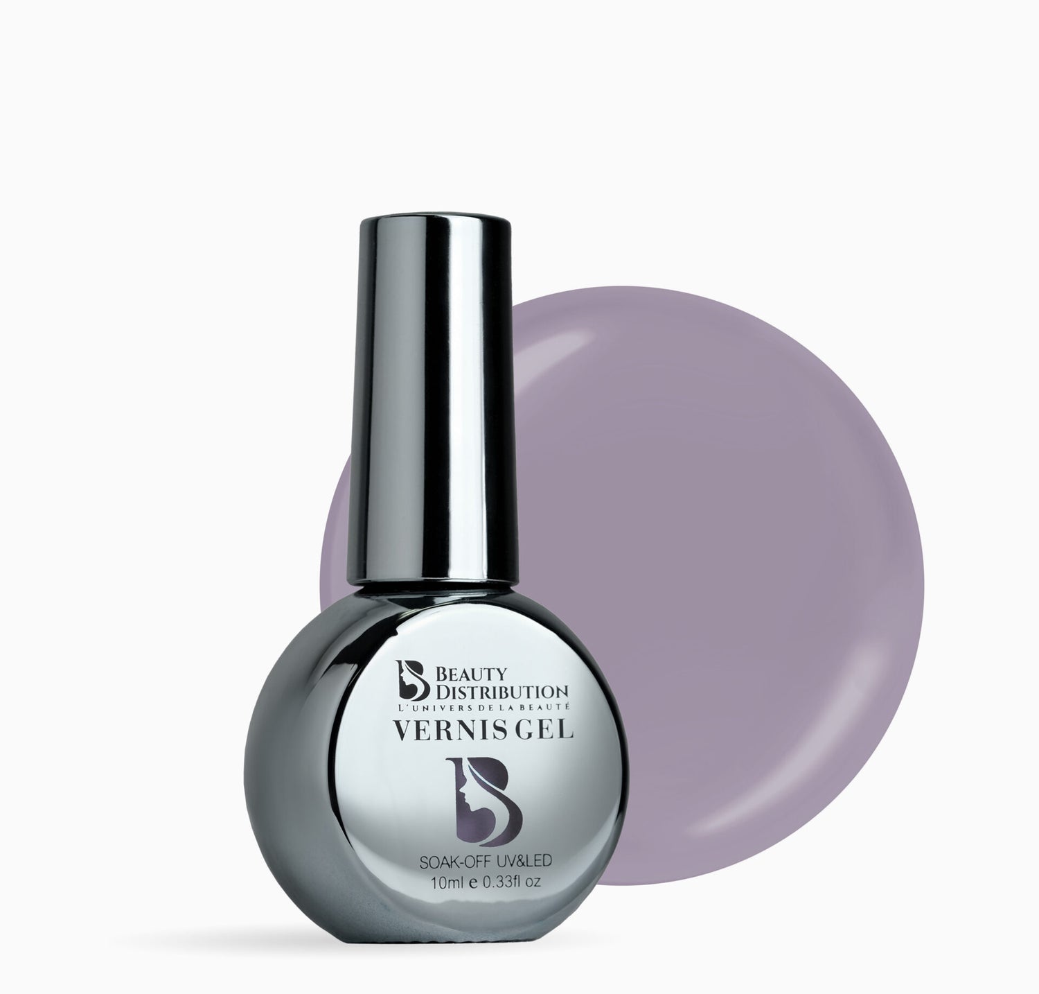 Gel Polish Silver Mauve Elegance B222