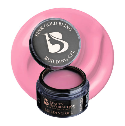 Pink Gold Bling Gel 50g