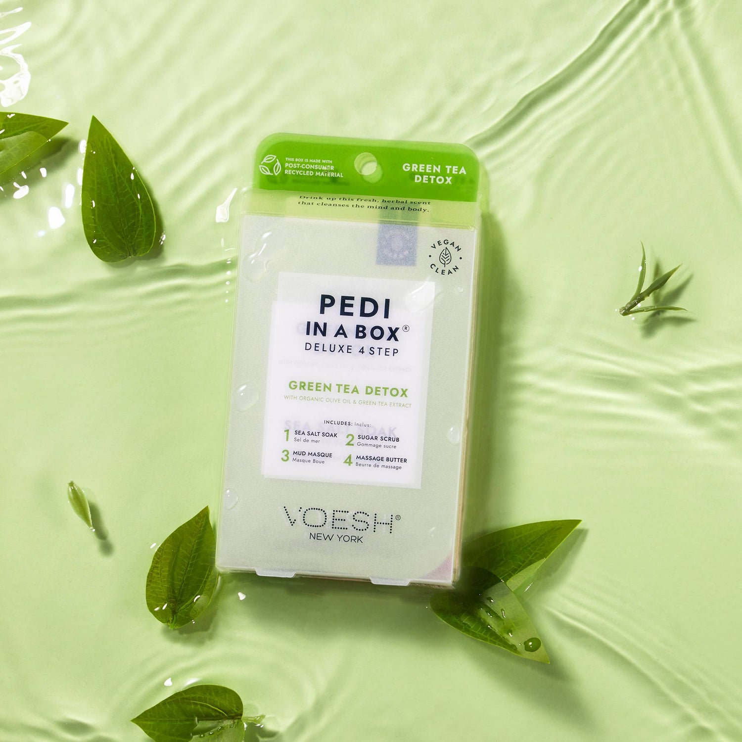 Pedi in a box Voesh - Deluxe 4 step Green Tea Detox