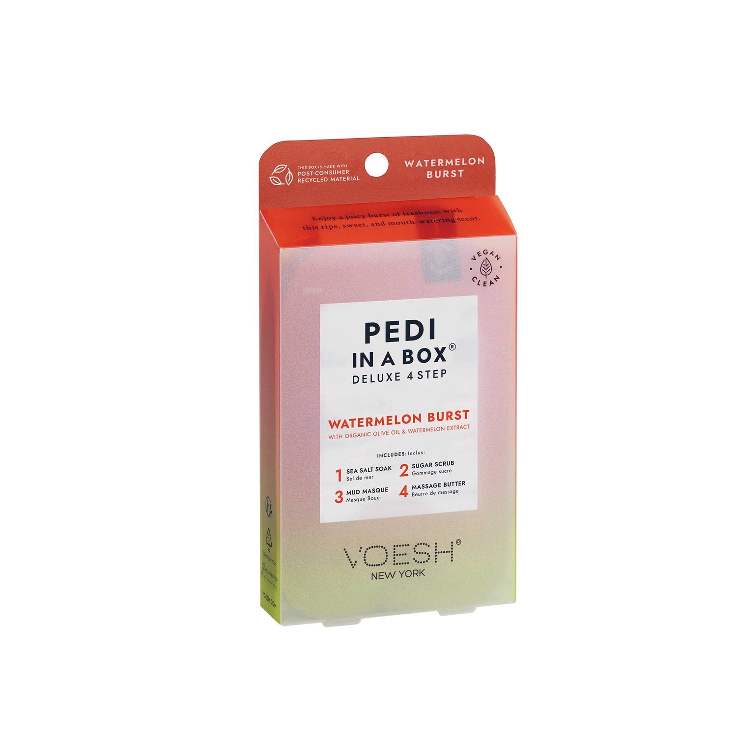 Pedi in a box Voesh - Deluxe 4 step Watermelon