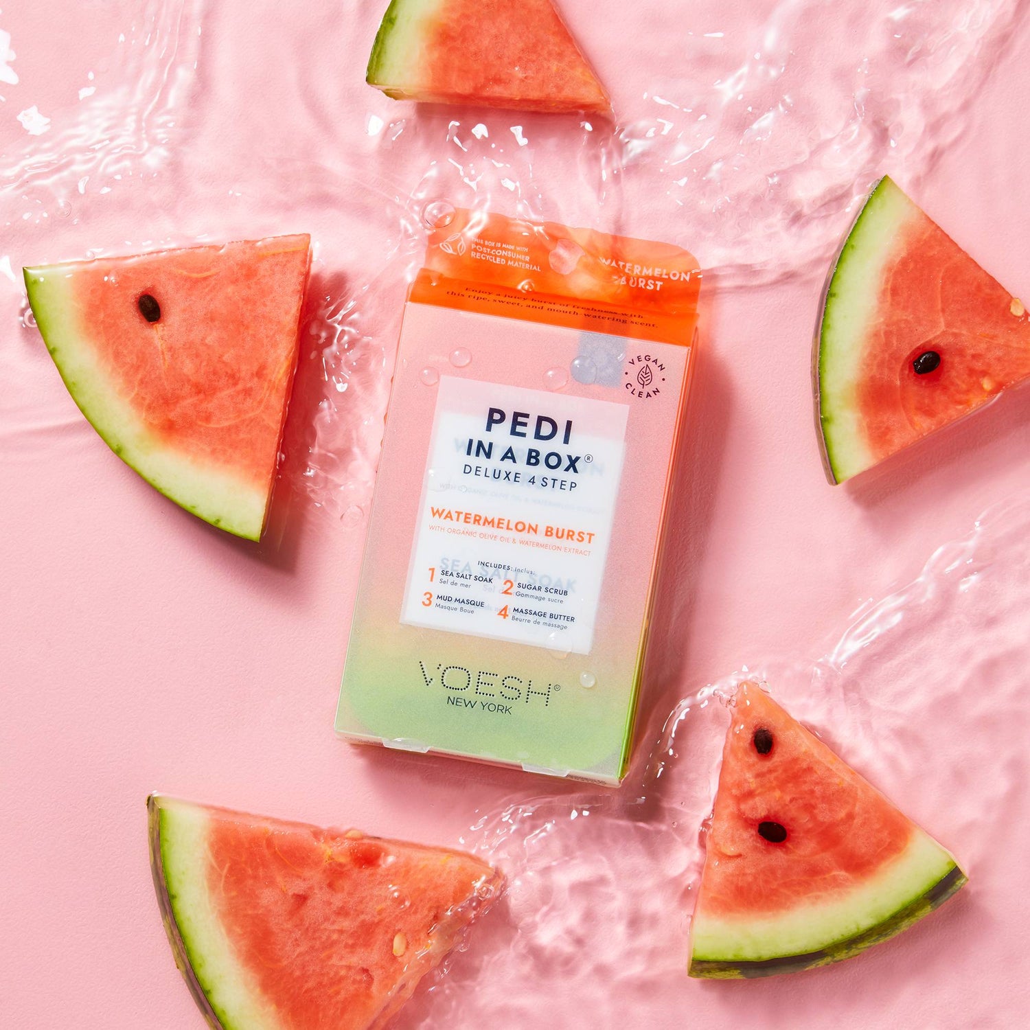 Pedi in a box Voesh - Deluxe 4 step Watermelon