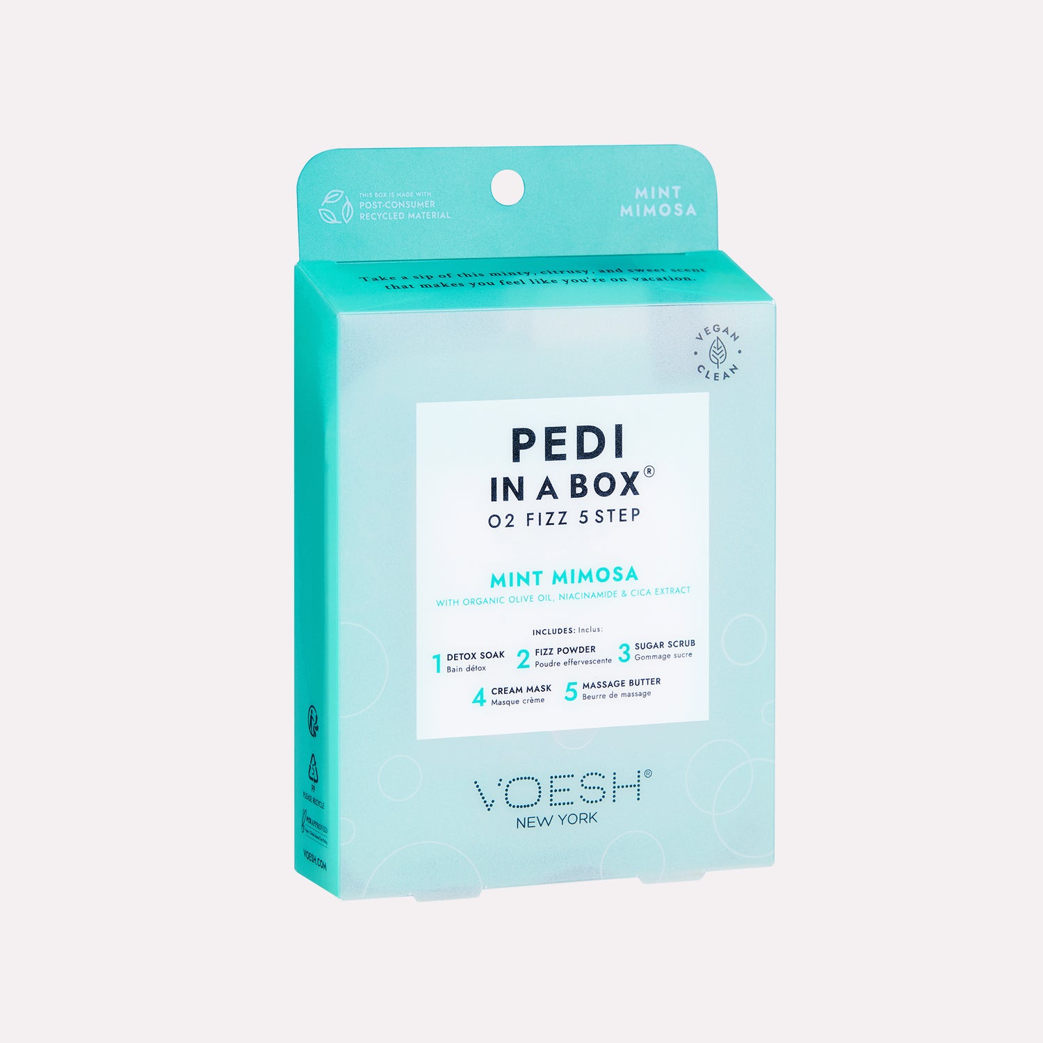 Pedi en caja Voesh - O2 Fizz Mint Mimosa