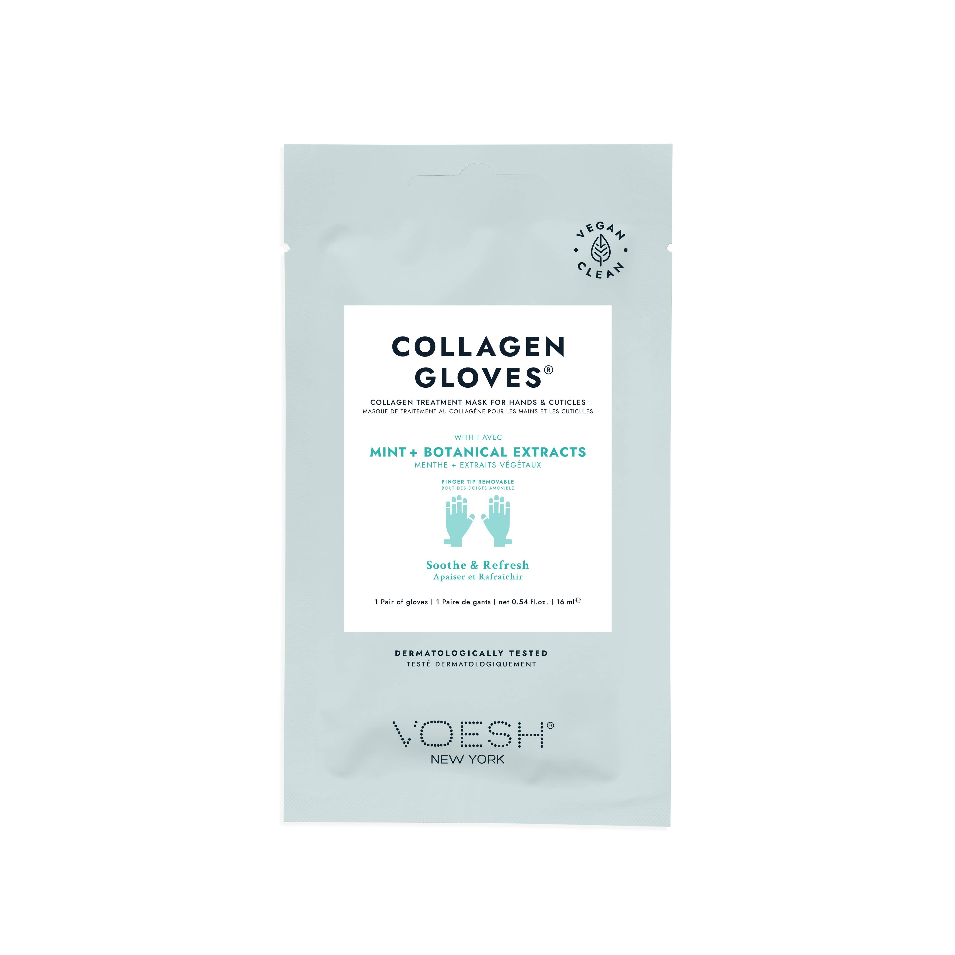 Voesh Collagen Gloves - Mint and Botanical Extract