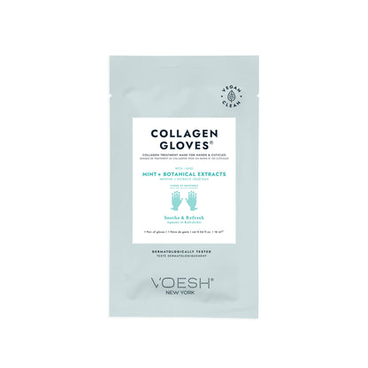 Voesh Collagen Gloves - Mint and Botanical Extract