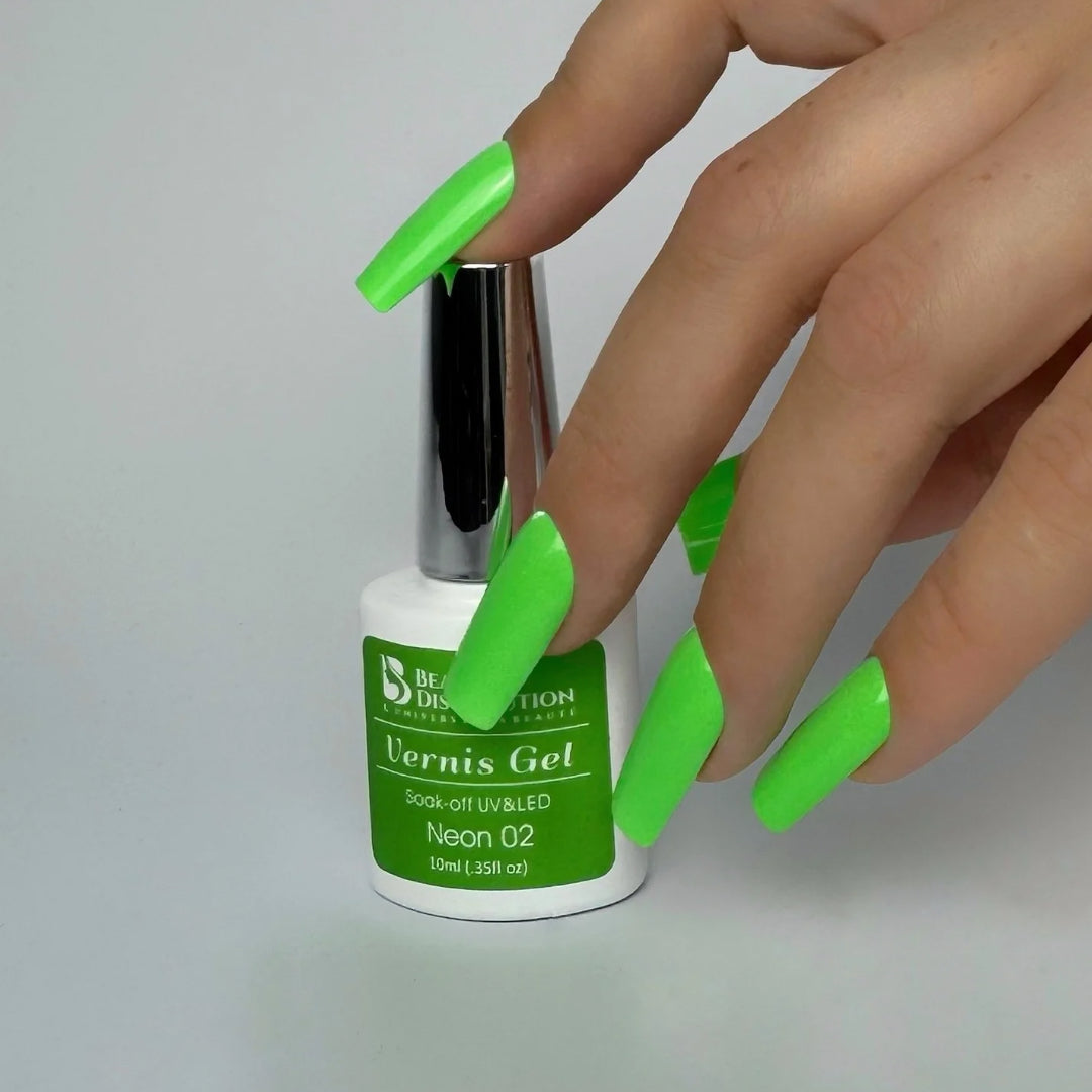 Vernis semi-permanent Néon 02 Green  Party 10 ml