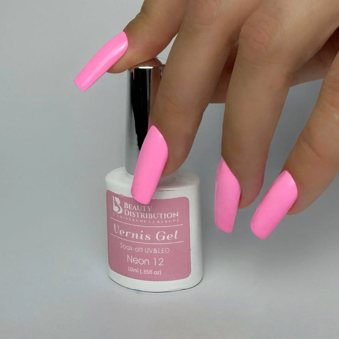 Vernis semi-permanent Néon 12 Pinky Neon 10 ml