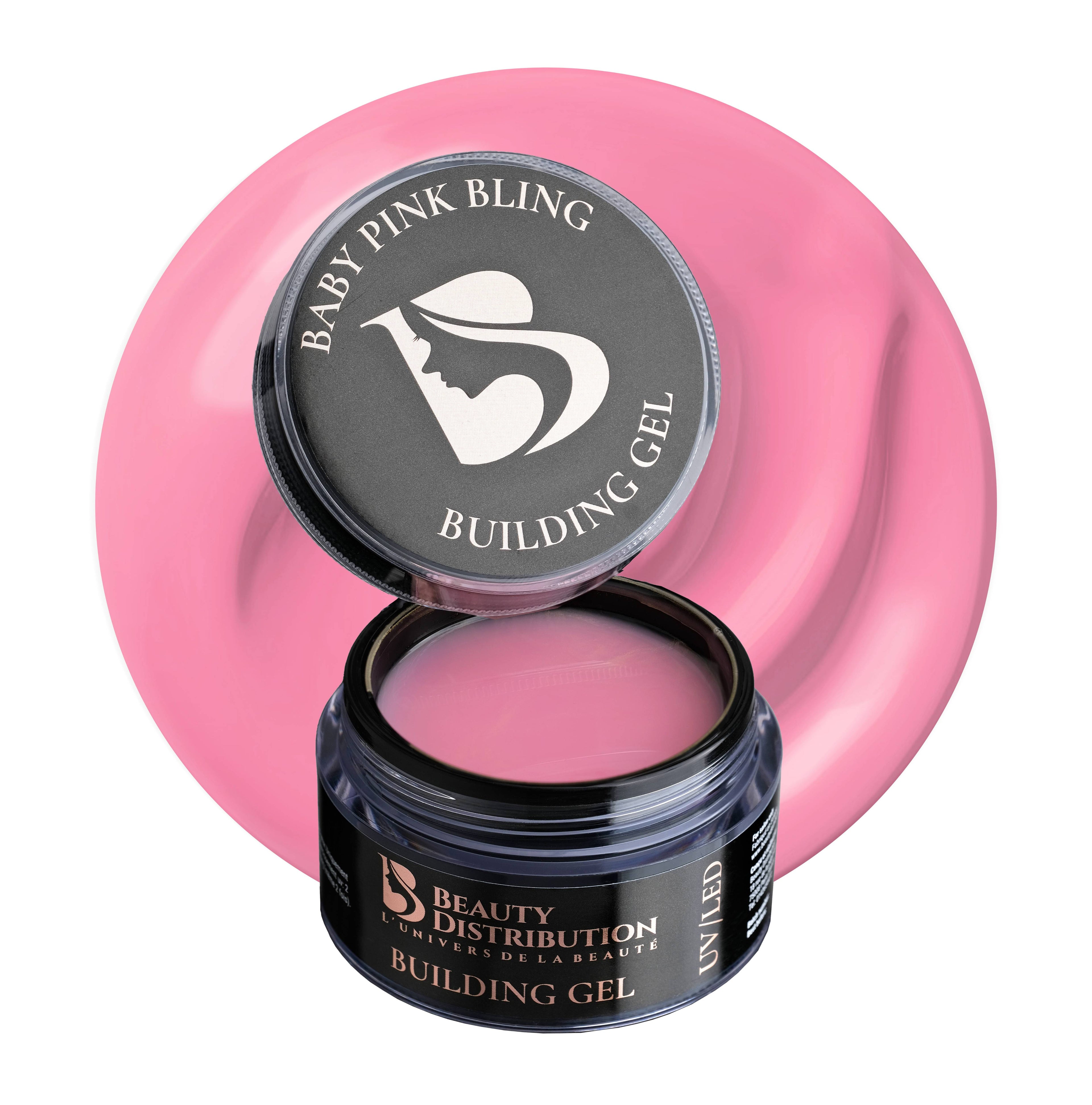 Gel  Baby Pink Bling 50g