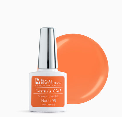 Semi-permanent varnish Neon 05 Orange Blaze 10 ml