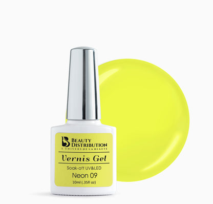 Vernis semi-permanent Néon 09 Citrus Yellow  10 ml