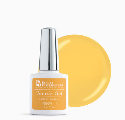 Neon 11 Mustard Yellow semi-permanent varnish 10 ml