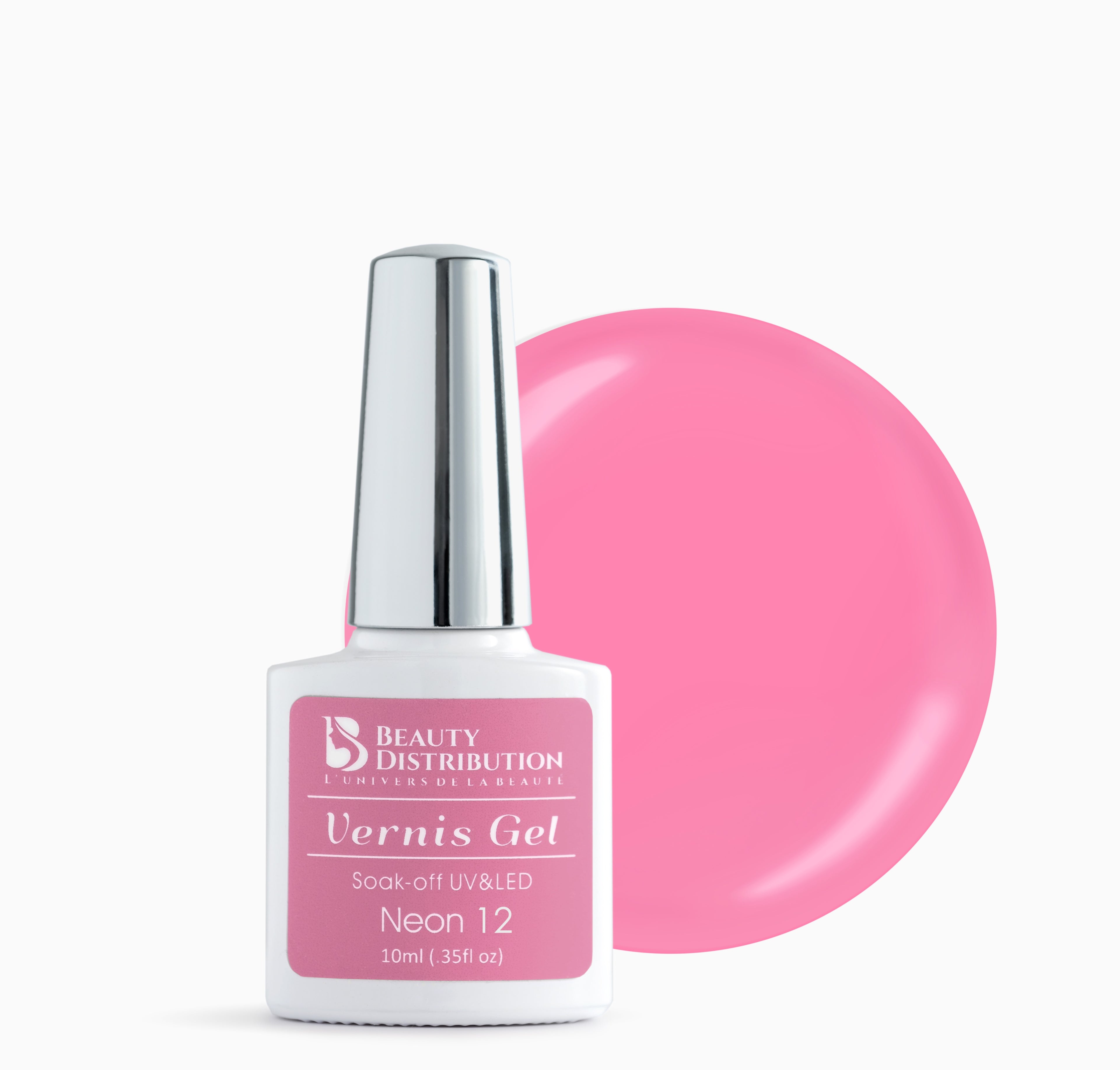 Vernis semi-permanent Néon 12 Pinky Neon 10 ml