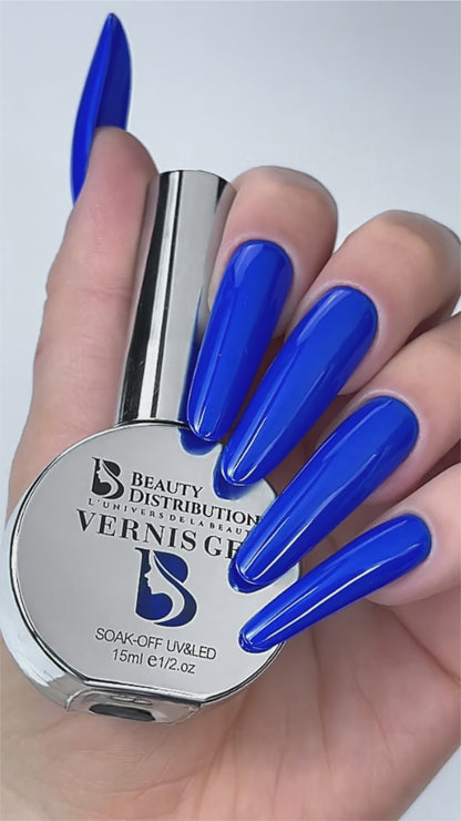 Gel Polish Silver Royal Blue A229 (blue)